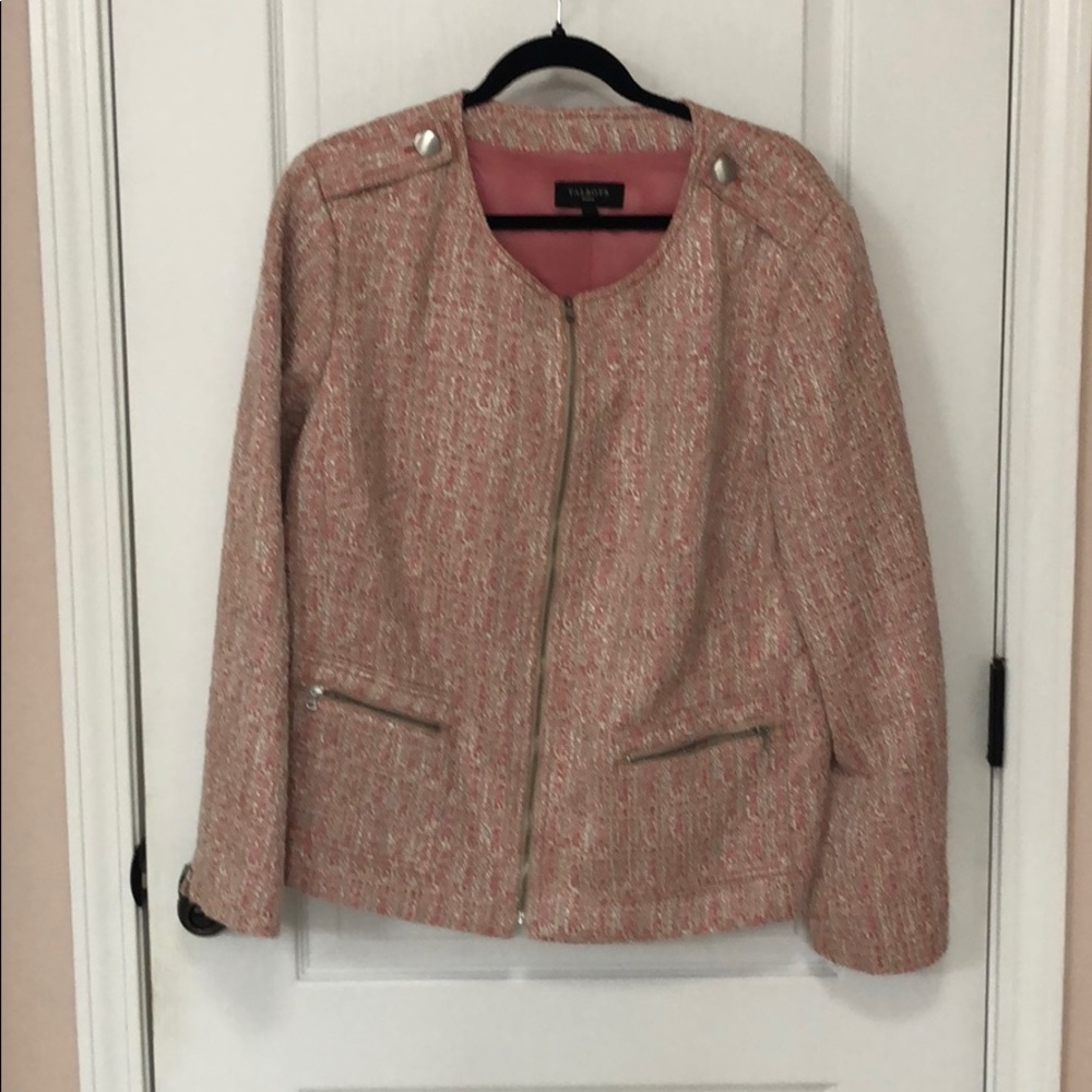 Talbots 18w pink blazer
